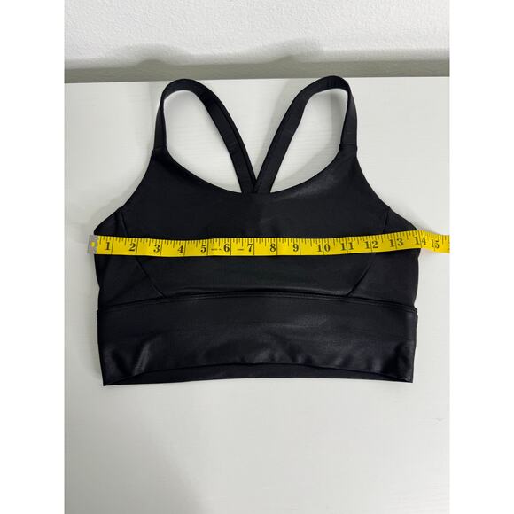 Soul By SoulCycle Womens Faux Leather Black Spots Bra Size Small - Picture 2 of 8